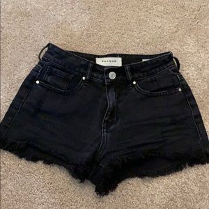 Pacsun black high rise short